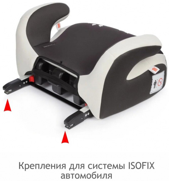 Siger Автокресло "Бустер Fix" (22-36 кг) / цвет енот