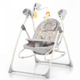 CARRELLO Колыбель-качели детские Nanny 3в1 CRL-0005 / Grey Planet