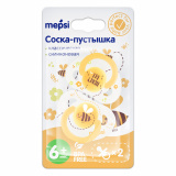 MEPSI Соска-пустышка силиконовая классическая 0343