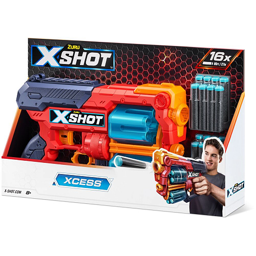 X-Shot Игровой набор для стрельбы ZURU "Ексель – Иксес – ТК-12"