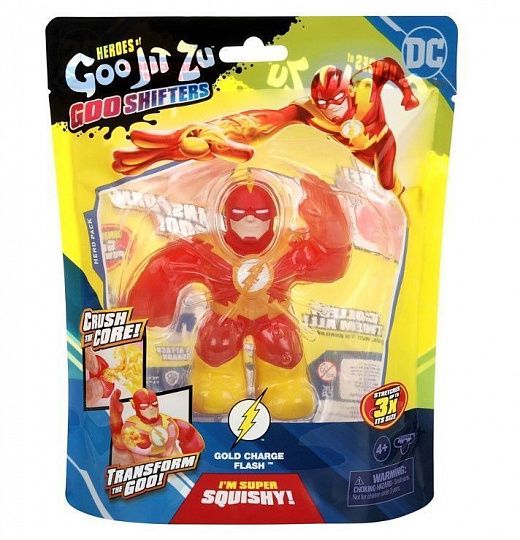 GooJitZu Тянущаяся фигурка Флэш Гу Шифтерс DC