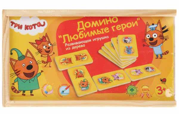 Буратино Домино "Три кота. Любимые герои"