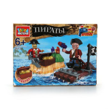 "Город мастеров" Конструктор Пираты: Плот с фигурками