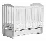Кровать продольный маятник БИ 38.3 "Кубаночка-2" / белый