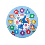 Деревяшки Игрушка Часы-сортер / цвет голубой