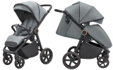 Carrello Коляска прогулочная Unico CRL-5509 / цвет Cloud Grey (светло-серый)
