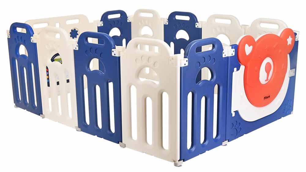 Pituso Манеж - ограждение Топтыжка / цвет голубой-белый для детей ...