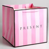 Дарите счастье Пакет квадратный «Present»