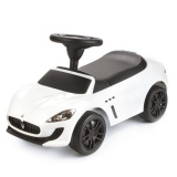 Машина для катания детей, Maserati, с бардачком / цвет белый