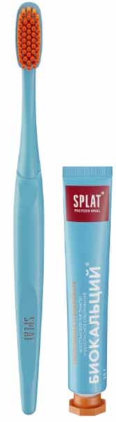 Splat Дорожный набор: зубная щетка Travel Medium + зубная паста Prof Biocalcium, 25 г