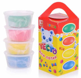Луч Тесто для лепки, 4 цвета
