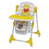 Polini kids Стульчик для кормления Disney baby 470 / цвет Желтый, Медвежонок Винни Чудесный день