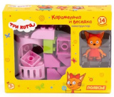 Полесье Конструктор Макси "Три кота. Карамелька и беседка", 14 элементов