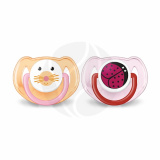 Philips Avent. Серия Classic Соска-пустышка силиконовая 6-18 мес, 2 шт SCF182/15