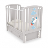 Angela Bella Кроватка детская "Жаклин", цвет / белый