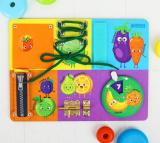 Лесная мастерская Бизиборд Овощи, фрукты, ягоды / разноцветный