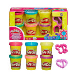 Play-Doh Набор 6 баночек из блестящей коллекции