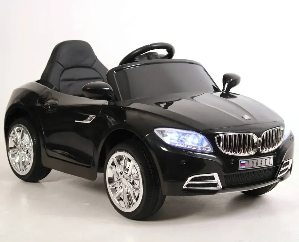 Rivertoys Детский электромобиль BMW T004TT / цвет черный для катания детей  купить за в Краснодаре