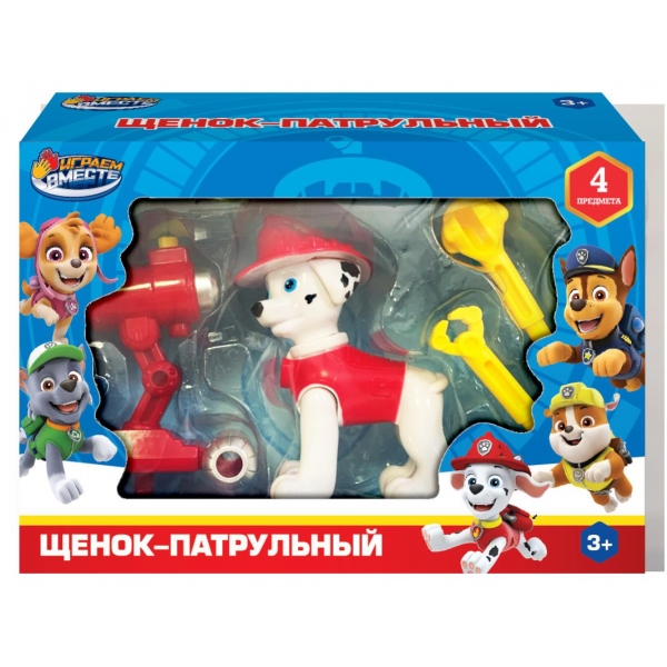 Фигурка шенок патрульный, 3 вида в ассортименте, коробка 17*12*5см ИГРАЕМ ВМЕСТЕ