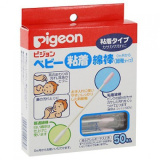 Палочки ватные с липкой поверхностью Pigeon, 50шт, индивид. упак.