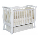 Антел Детская кроватка Luiza 3 / цвет белый