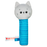 Мякиши Игрушка пищалка "Котёнок Кекс"