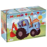 Играем вместе Набор из 6-и кубиков пленка Синий трактор