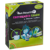 Bondibon Лаборатория экспериментов Светящийся слайм Французские опыты Науки с Буки