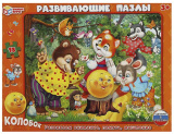 Умные игры Развивающий пазл в рамке «Колобок»