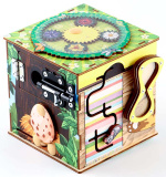 Smile Decor Развивающая игра по методике Монтессори "Бизиборд Лето"