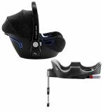 Britax Roemer Детское автокресло Baby-Safe2 i-Size + база Flex / группа 0/I / цвет черный кристалл / Crystal Black