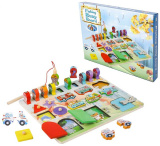 Toysi Бизиборд с магнитной рыбалкой