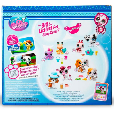 Набор "Пара друзей": две фигурки мини-животных, коллекция Littlest Pet Shop 00625