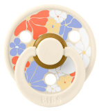 Bibs Пустышка латексная Studio Colour, 6+ месяцев Flower Child - Ivory