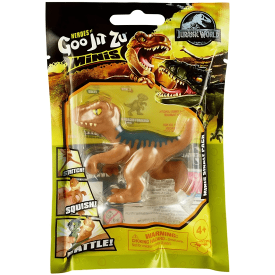 GooJitZu Мини Игрушка Эш Мир Юрского периода тянущаяся фигурка