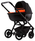 Anex Коляска 2 в 1 Quant / цвет lava (черный-оранжевый)