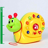 Каталка-улитка, свет и звук