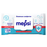 Mepsi  Антибактериальные влажные салфетки, 120 шт.