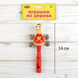 Лесная мастерская Погремушка Букашки с бубенцами / цвет в ассортименте