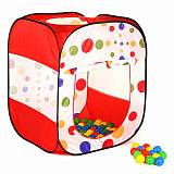 Набор палатка / 100 шариков / квадратная /