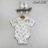 Little Star Боди-запах с коротким рукавом (интерлок), рост 62см