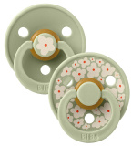 Bibs Набор латексных пустышек Studio Colour, 6+ месяцев Jasmine - Sage Mix
