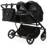 Adamex Коляска для двойни 2 в 1 Leo Duo / цвет черный