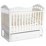 Антел детская кроватка anita 9 / цвет белый