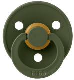 Bibs Пустышка латексная Colour Symmetrical, 0+ месяцев / цвет Hunter Green (зеленый)