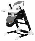 Carrello Стульчик-качели Cascata CRL-10303/1 / цвет Palette Grey (черный, белый, серый)