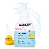 WonderLab Экопена для мытья Детской Посуды (нейтральная), 0,45л / цвет белый, голубой