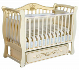 Bambini Moretti Кровать детская Fiore 333 / цвет слоновая кость