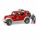 Внедорожник Jeep Wrangler Unlimited Rubicon Пожарная с фигуркой