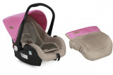 Lorelli Автокресло  LB321 Lifesaver 0-13 кг / цвет Бежево-розовый / Biege&Rose 1746